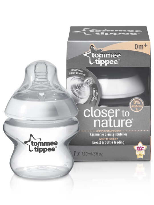 زجاجتي Closer to Nature Easi-Vent™ بسعة 150 ملليلتر منTommee Tippee خالية من البسفينول أ - أبيض image number 1